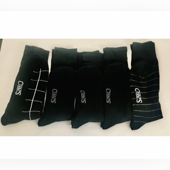 New Chaps Fashion Dress Crew Socks 5 Pairs size 9-11 - Picture 16 of 16